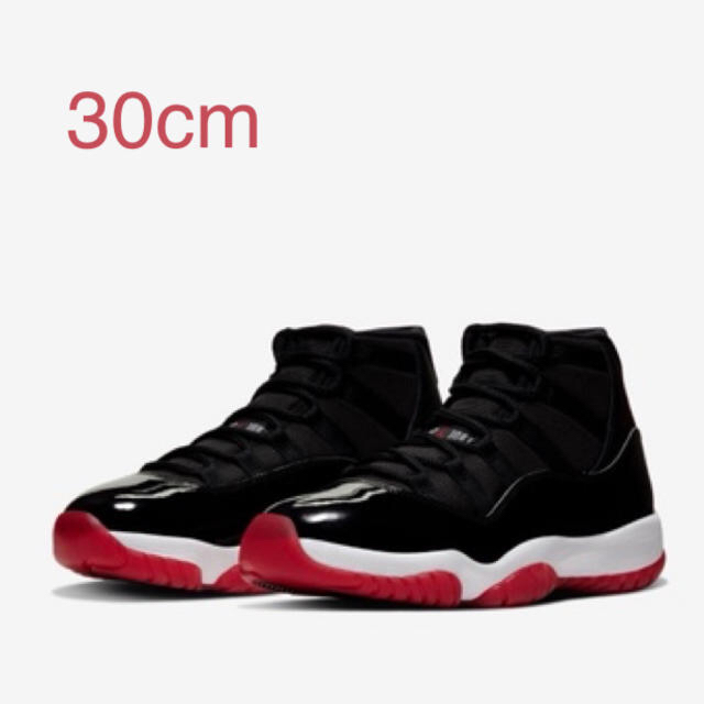 NIKE(ナイキ)のNike Air Jordan 11 Bred US12 30cm メンズの靴/シューズ(スニーカー)の商品写真