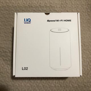 エーユー(au)のUQ WiMAX Speed Wi-Fi HOME L02(PC周辺機器)