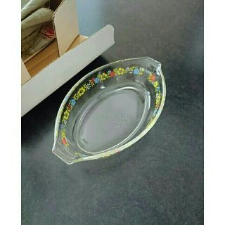 パイレックス(Pyrex)のパイレックス 花柄 グラタン皿 3枚(食器)