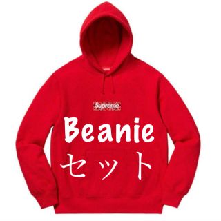 シュプリーム(Supreme)のsupreme フーディー＆ビーニー セット(ニット帽/ビーニー)