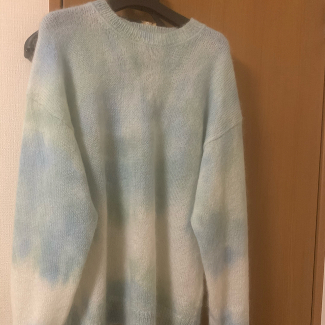 COMOLI(コモリ)のAURALEE SUPER KID MOHAIR TIEDYE KNIT メンズのトップス(ニット/セーター)の商品写真