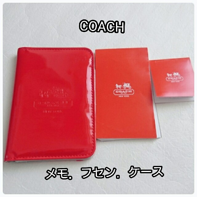 COACH(コーチ)のメモ手帳 インテリア/住まい/日用品の文房具(ノート/メモ帳/ふせん)の商品写真