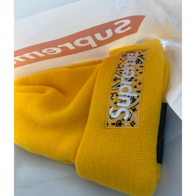 Supreme bandana box logo beanieニット帽/ビーニー