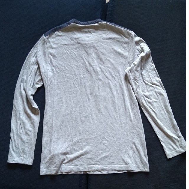 Forever 21 ロングTシャツ　カットソー　グレー21Men メンズのトップス(Tシャツ/カットソー(七分/長袖))の商品写真