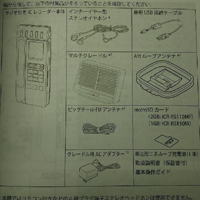 Sanyo ラジオ付き IC レコーダー ICR-RS110MF