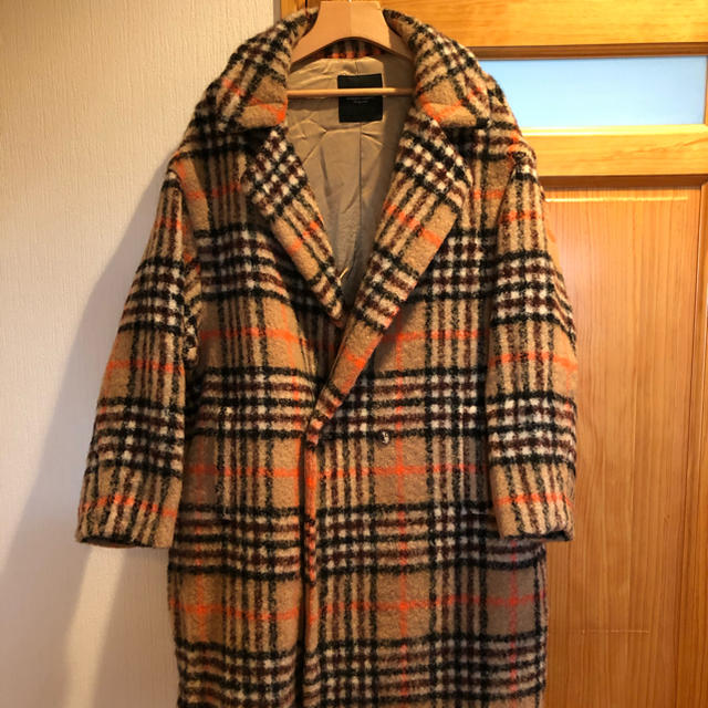 『専用』unused  18aw check  coat サイズ2