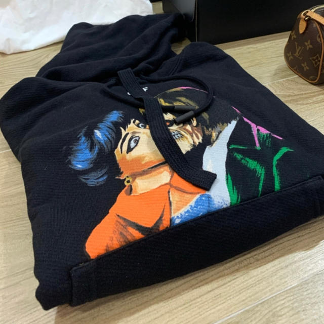 Off-white Ghost Kiss パーカー XS オバサイズ 超目玉特価品 Off-White オフホワイト キスパーカー パーカー