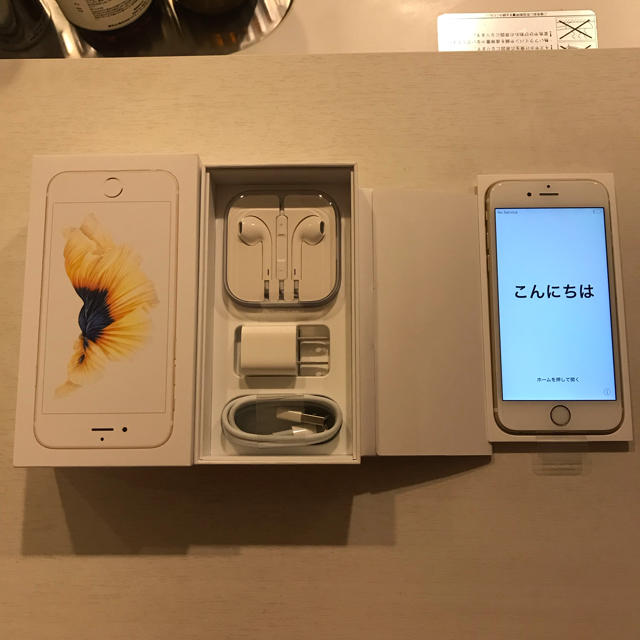 iPhone6 s gold 新品未使用