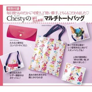 チェスティ(Chesty)のchesty⭐️折りたためるトートバッグ(トートバッグ)