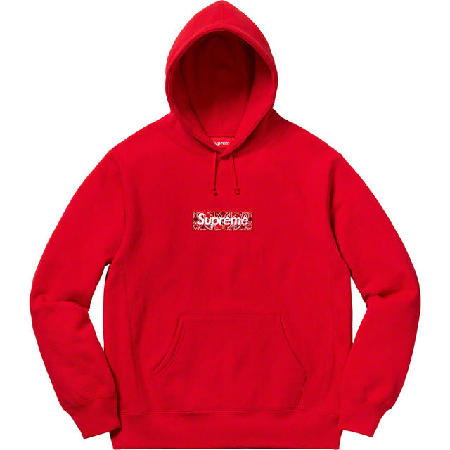 Supreme Bandana Box Logo Hooded L