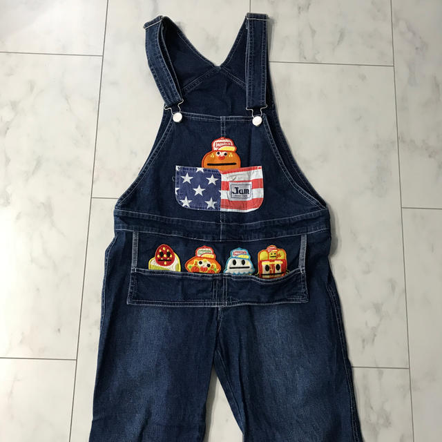 JAM(ジャム)のjam デニム サロペット　140㌢ キッズ/ベビー/マタニティのキッズ服女の子用(90cm~)(パンツ/スパッツ)の商品写真