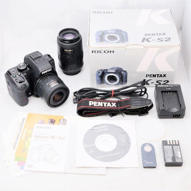 ★美品★PENTAX K-S2 レンズ２本付き★Wi-Fi内蔵★