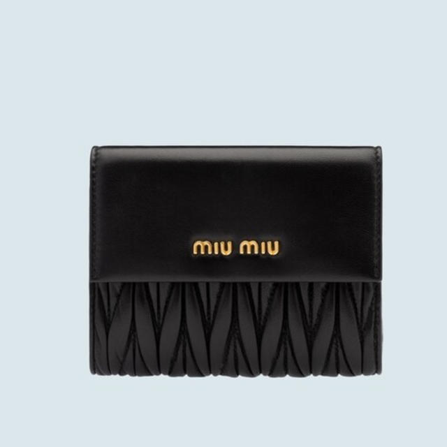 専用出品  miumiu マテラッセ レザー財布