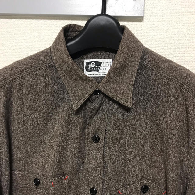 Engineered Garments(エンジニアードガーメンツ)の美品 エンジニアードガーメンツ 山ポケ ワークシャツ M Engineered メンズのトップス(シャツ)の商品写真