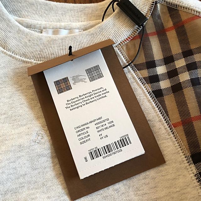 BURBERRY(バーバリー)の【お取置き中】バーバリーチルドレン 新品ワンピース 4Y キッズ/ベビー/マタニティのキッズ服女の子用(90cm~)(ワンピース)の商品写真