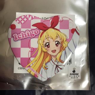 アイカツ(アイカツ!)のオールアイカツ！ミュージアム  トレーディング　ハート缶バッジ  いちご(バッジ/ピンバッジ)