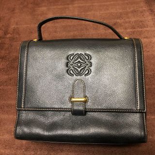 ロエベ(LOEWE)のLOEWE ロエベ アナグラム レザー ハンドバッグ (ハンドバッグ)