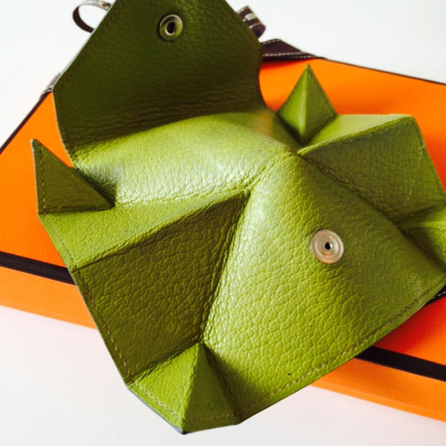Hermes(エルメス)のエルメス アップルグリーン コインケース レディースのファッション小物(財布)の商品写真