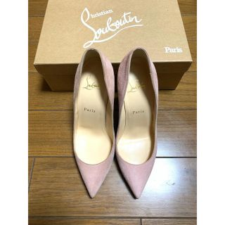 クリスチャンルブタン(Christian Louboutin)のLily様専用★Christian Louboutin ピンクベロアパンプス(ハイヒール/パンプス)