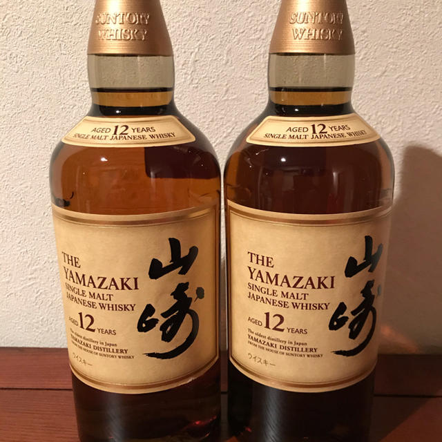 サントリー(サントリー)の【入手困難】サントリー山崎12年2本 食品/飲料/酒の酒(ウイスキー)の商品写真