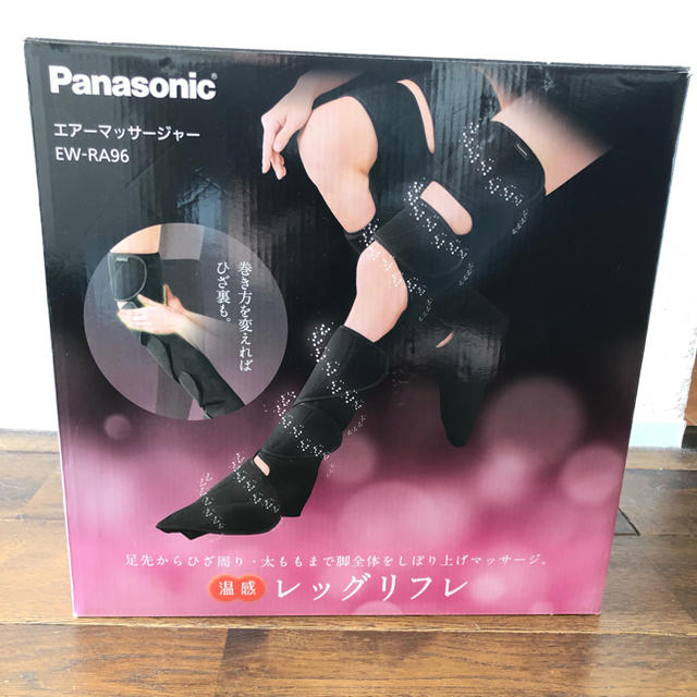 Panasonic(パナソニック)のPanasonic EW-RA96-K レッグリフレ　エアーマッサージャー スマホ/家電/カメラの美容/健康(ボディケア/エステ)の商品写真