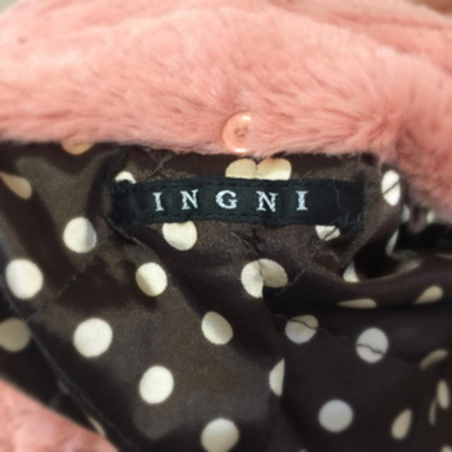 INGNI(イング)のイング ショート丈ファーコート レディースのジャケット/アウター(毛皮/ファーコート)の商品写真