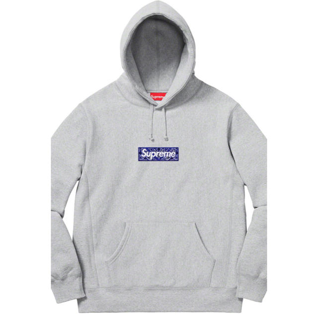 【SALE／10%OFF Supreme Sweatshirt Hooded Logo Box Bandana - パーカー