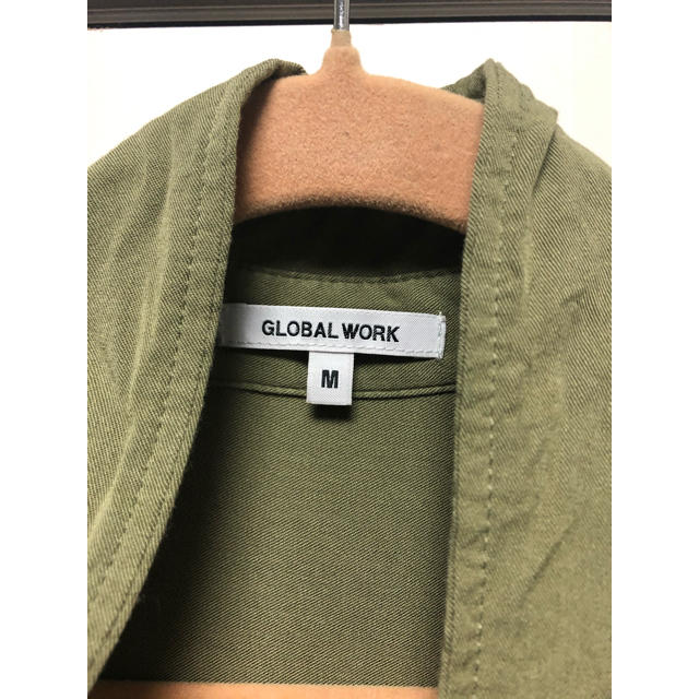 GLOBAL WORK(グローバルワーク)のシャツ　ロング　ワンピース レディースのワンピース(ロングワンピース/マキシワンピース)の商品写真