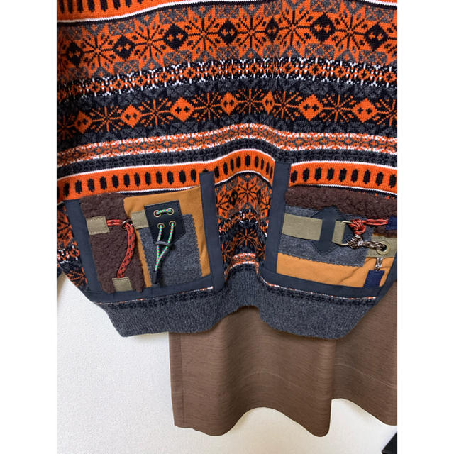 kolor - 19AW kolor PATCHWORK FAIR ISLE SWEATEの通販 by the mode