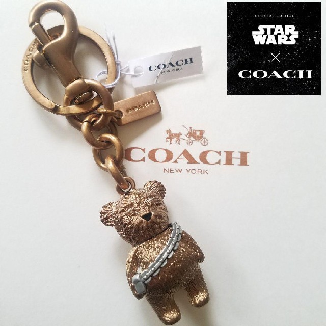 COACH(コーチ)のXmas SALE【COACH x STAR WARS】チューバッカ キーリング メンズのファッション小物(キーホルダー)の商品写真