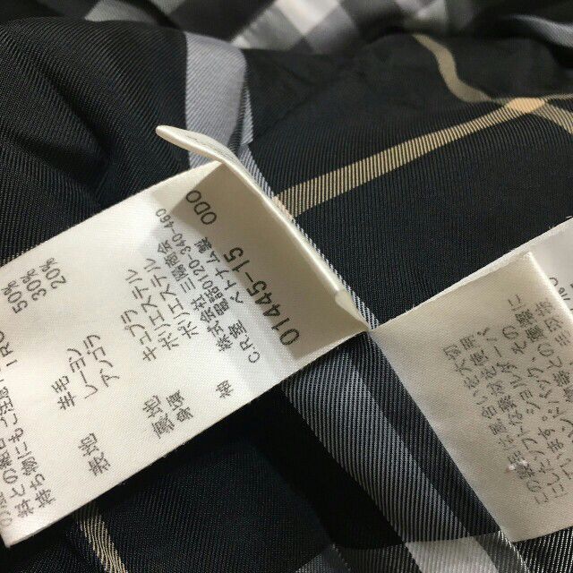 BURBERRY BLUE LABEL(バーバリーブルーレーベル)のburberryバーバリーブルーレーベル　レディベーシックコート黒 レディースのジャケット/アウター(ロングコート)の商品写真