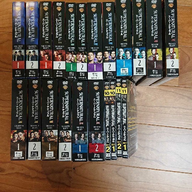 全3色/黒/赤/ベージュ 新品 スーパーナチュラル シーズン2〜11セット