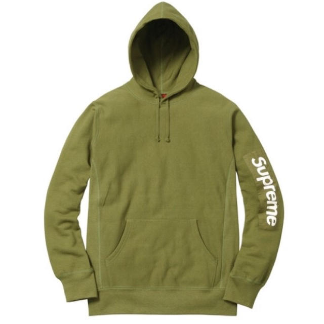 Supreme Sleeve Patch Hooded Sweatshirt M