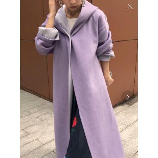 アメリヴィンテージ(Ameri VINTAGE)のアメリ　REVER HOODED COAT(ロングコート)