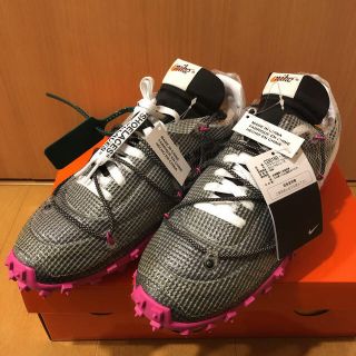 ナイキ(NIKE)のナイキ オフホワイト ワッフル レーサー ブラック(スニーカー)