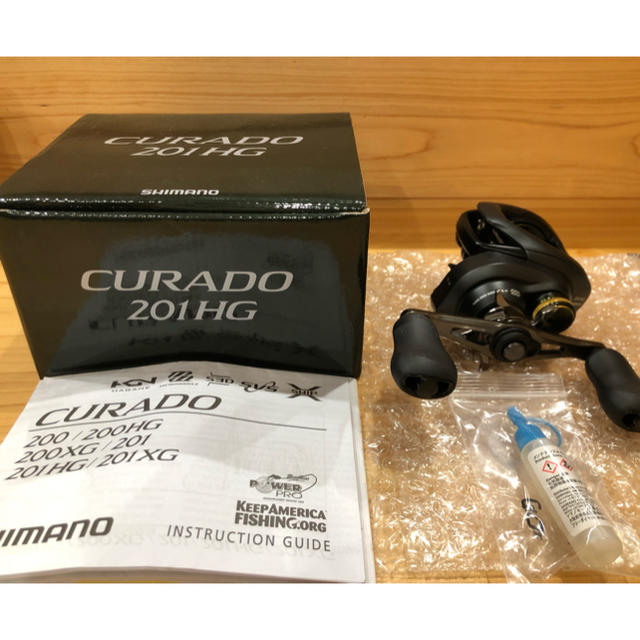 新品未使用 SHIMANO CURADO K 201HG 左巻き