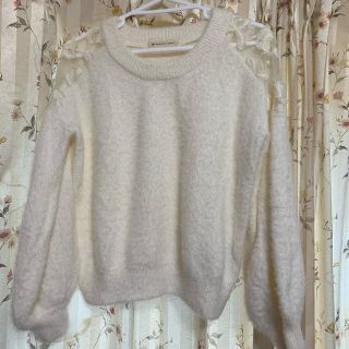 マジェスティックレゴン(MAJESTIC LEGON)のまおさん専用＊マジェスティックレゴン＊白ニット(ニット/セーター)