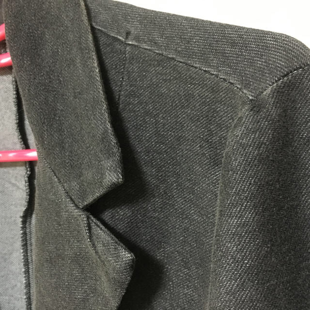 デニム風 チェスターコート レディースのジャケット/アウター(チェスターコート)の商品写真