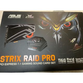 エイスース(ASUS)のジャンク strix raid pro サウンドカード(PCパーツ)