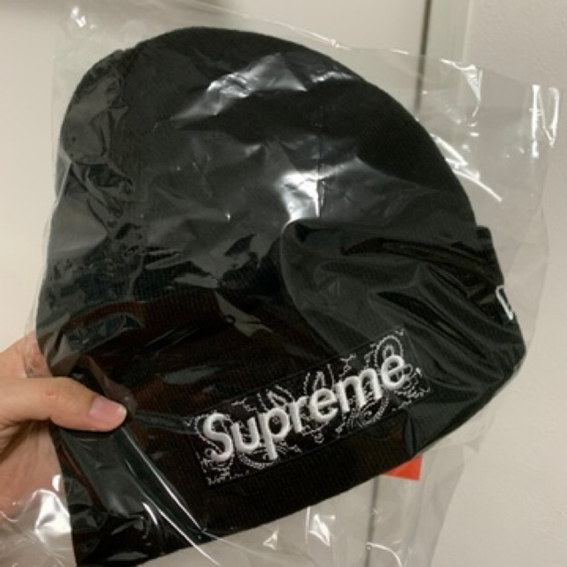 supreme new era box logo black