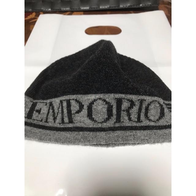 ニット帽+ビーニー EMPORIO ARMANI - EMPORIO ARMANI Beanie