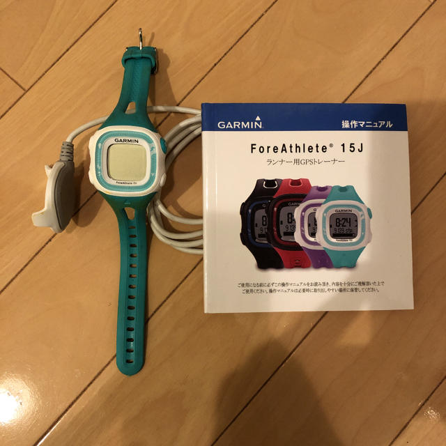 GARMIN(ガーミン)の【中古品】GARMIN ForeAthlete 15J ミントグリーン チケットのスポーツ(ランニング/ジョギング)の商品写真