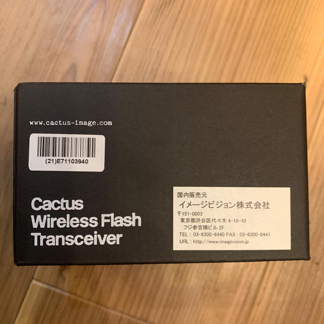 CACTUS(カクタス)のイメージビジョン ワイヤレスフラッシュトランシーバー　Cactus V6II スマホ/家電/カメラのカメラ(ストロボ/照明)の商品写真