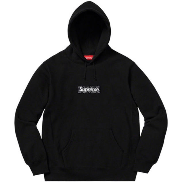 Supreme 2017A/W BOX ロゴパーカー L 黒 美品-
