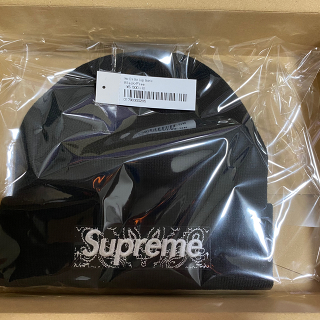 supreme box logo beanie blackメンズ