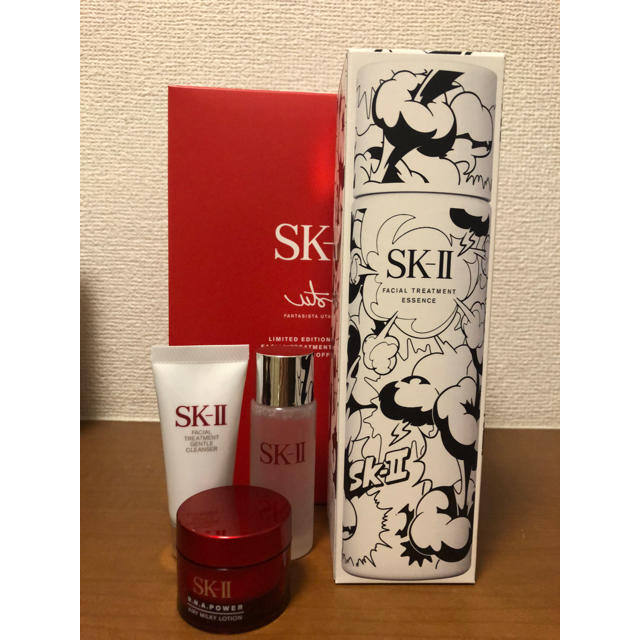 sk-II フェイシャル トリートメント エッセンス クリスマスコフレホワイト