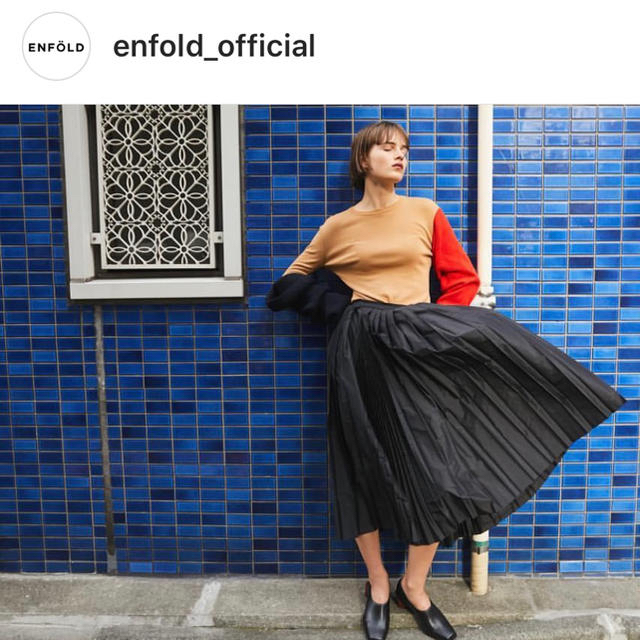 ENFOLD(エンフォルド)のENFOLD エンフォルド 38 ニット 2018AW 定価¥42,120 レディースのトップス(ニット/セーター)の商品写真