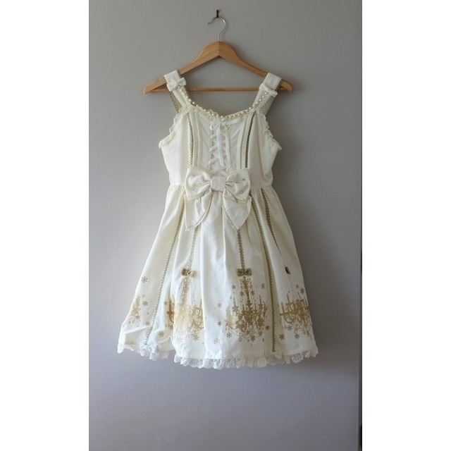 ひなの様専用 】新品 シャンデリア jsk 白 angelic pretty yamando.id