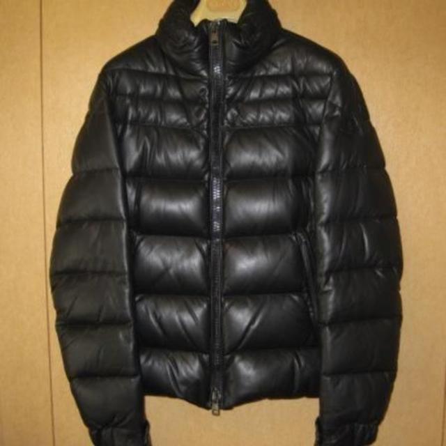 MONCLER GABERIC レザーダウンジャケット T2