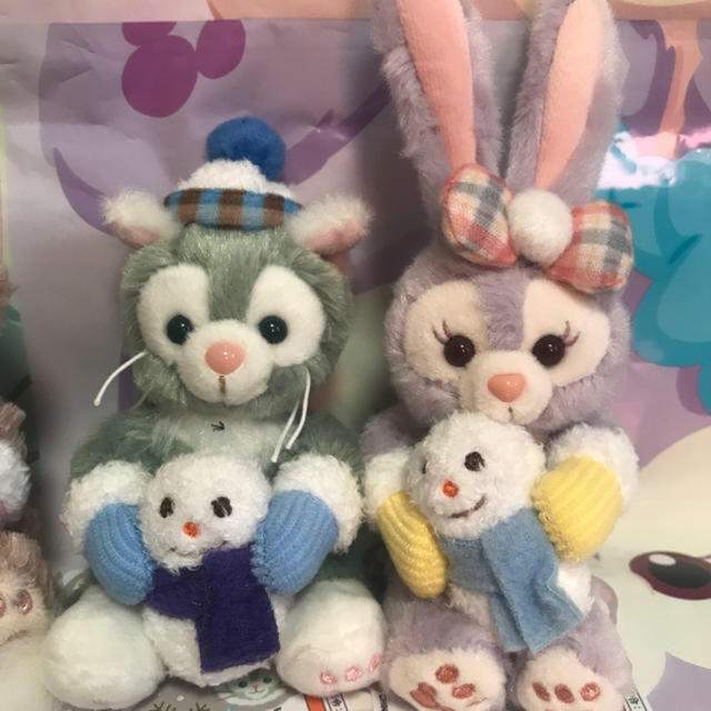 ぬいぐるみストラップ 4点セット ダッフィーウィンターホリデー ぬいぐるみストラップ 4点セット ダッフィーウィンターホリデー